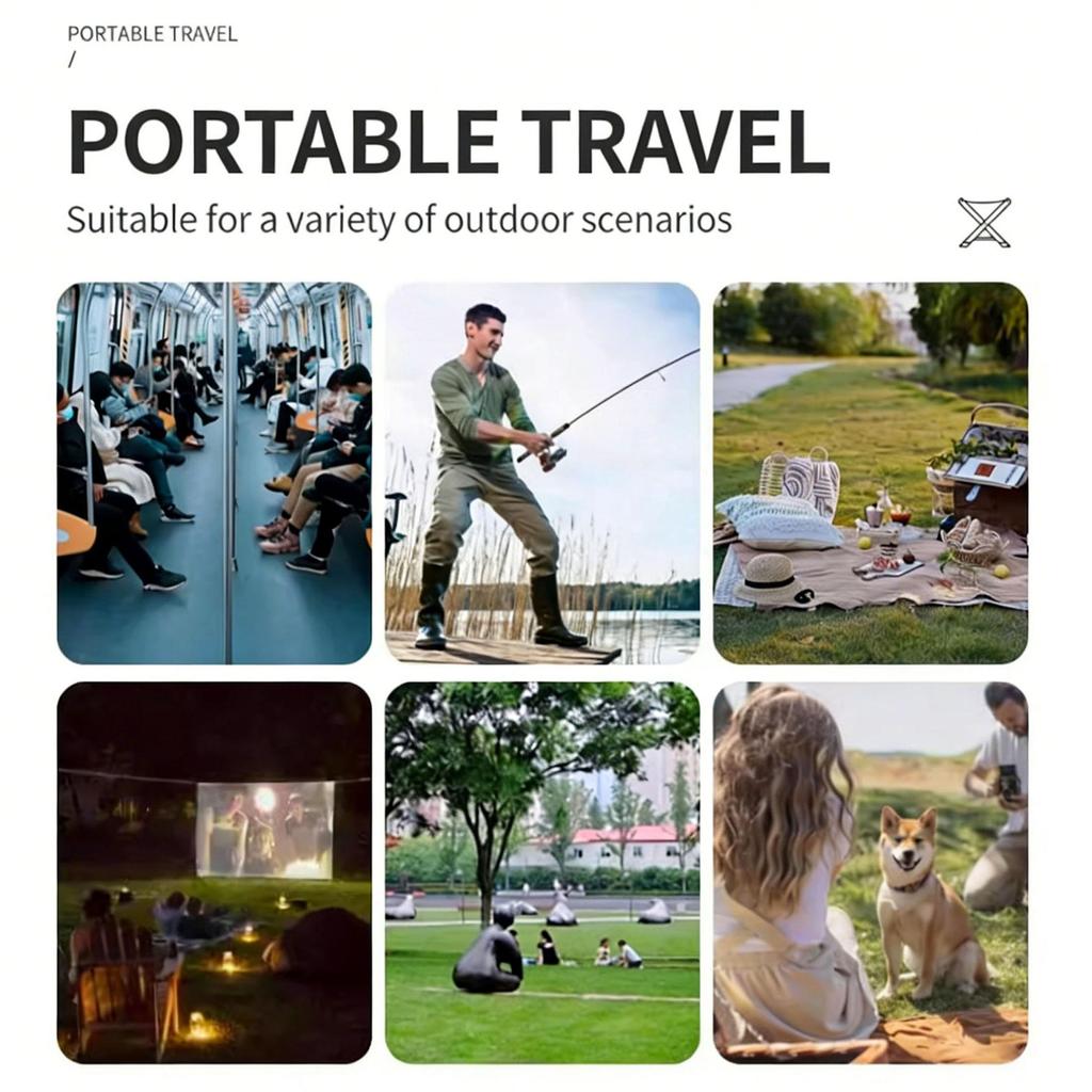 Portable Folding Fishing Stool Lightweight Aluminum Alloy Outdoor Camping Chair for Outdoor Travel Hiking Picnic Camping Fishing Seat Activities
