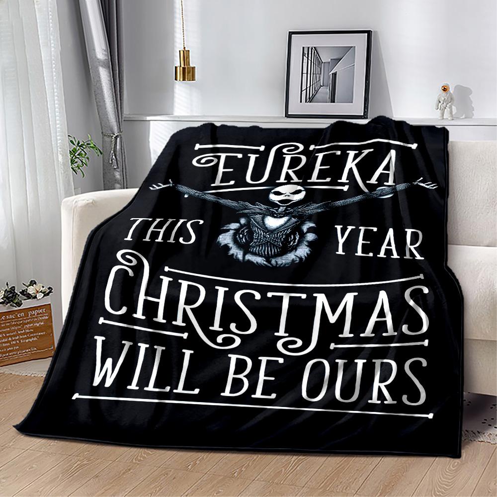 Christmas Nightmare Blanket Soft & Cozy Great for Picnics Bedding Bed All-Season Use Modern Style Unique Gift for Family and Friends Camping