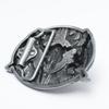 Double Eagle Tribal Bull Skull Belt Buckle - Retro & Stylish 4.0
