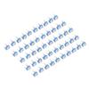 100 Pcs Variable Resistor 10 Values 500R To 1M RM065 Blue White Trimmer Potentiometer Assortment Kit