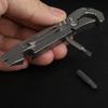 Multifunction Crowbars Screwdriver Bottles Opener for Camping Hiking Repair Titaniums Alloy Pry Bar Multipurpose Wrench