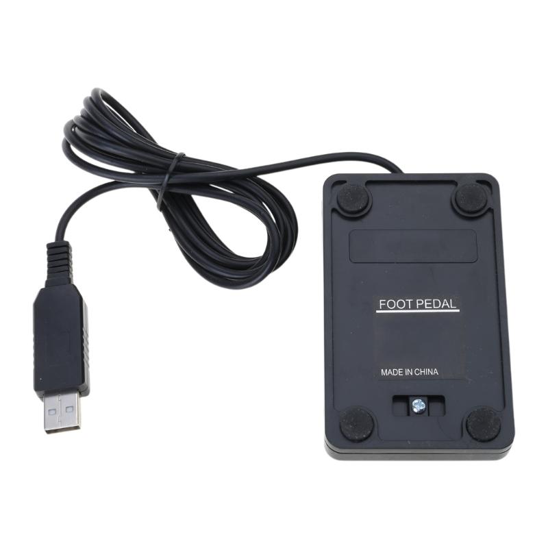 Hohe Reaktionsfähigkeit USB Fußschalter USB Fußschalter mit anpassbarer Steuerung für Videobearbeitung und Gaming