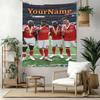 Arsenal Custom Your Name Wall Decor Tapestry Art For Pet Memorial Birthdaywedding Party Backdrop Family Gift