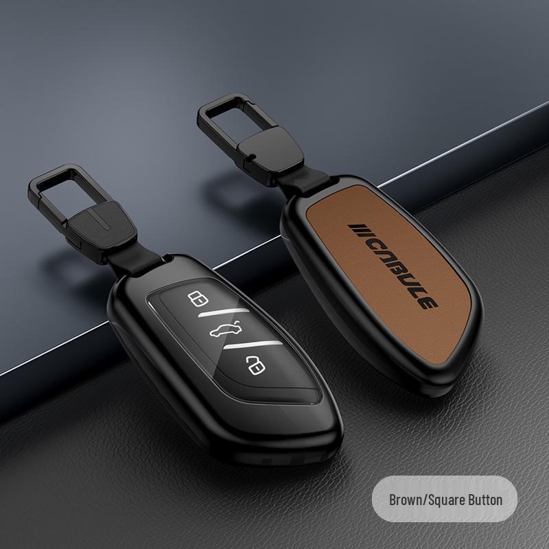Roewe I5 RX3 5 MAX RX5 eMAX Metal Leather Key Cover