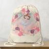 Personalized Drawstring Backpack for Kids Girls Custom Name Picture Text Cute School Bag Lightweight Gym Bag Perfect for Shool