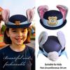 Judy Hopps Sheriff Hat Movie Cosplay Costume Accessory Halloween Costume Party Anime Rabbit Police Officer Headwear For Girls
