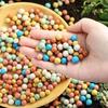 300g/bag Colorful Ceramic Pebbles for Aquarium Tank Hydroponic Plants Greenery Succulents Bonsai Decoration Cover Stones 0.8-1cm
