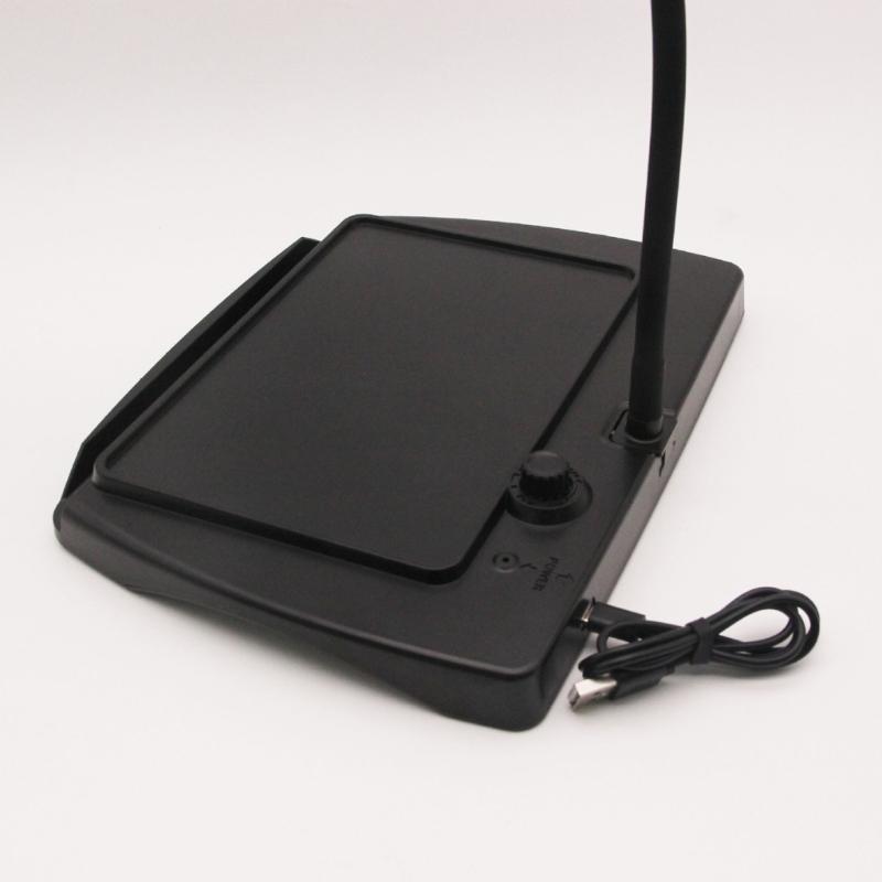 Desktop Magnifier with 48 LED light  USB Rechargeable Magnifier for Reading & Repair Tasks in Horizontal or Vertical