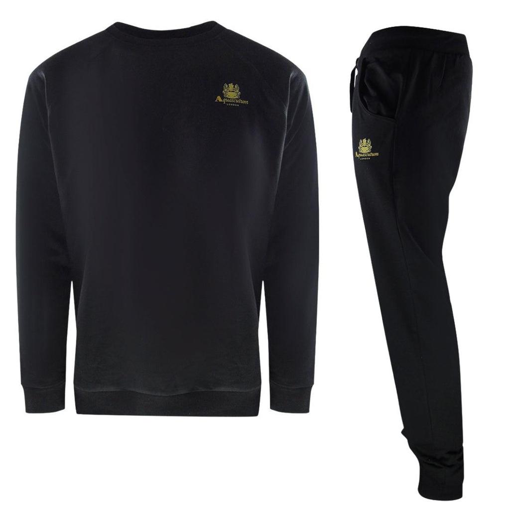 Aquascutum Mens Crest Crew Neck Tracksuit Set