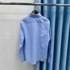 Premium Cotton Oxford Cloth Shirt with Horse Embroidery - Unisex Business Casual