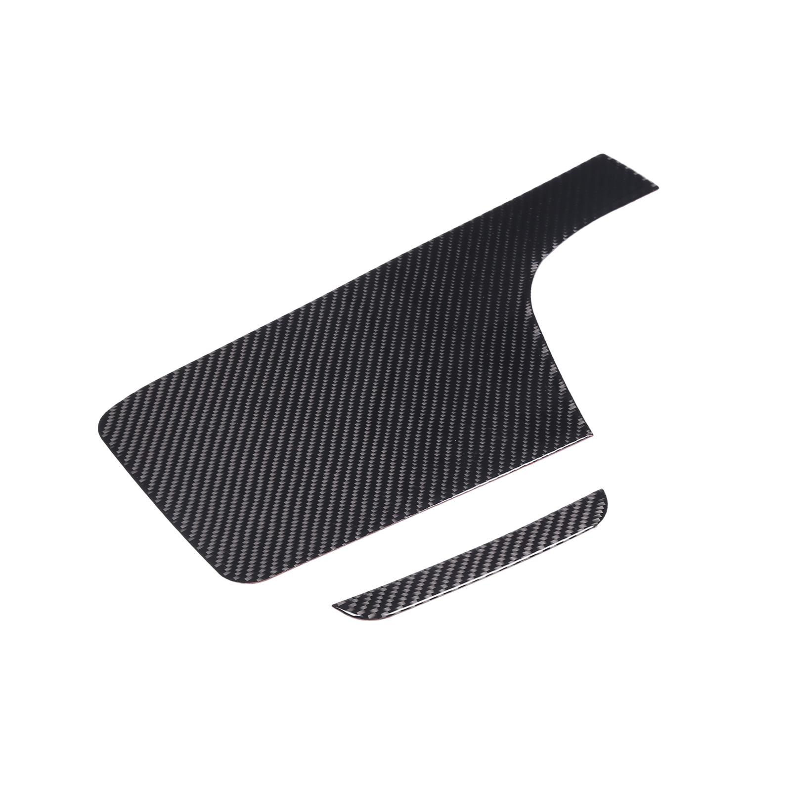 

Для Porsche Taycan 2022 мягкий чехол на подлокотник из углеродного волокна, накладка, наклейки для автомобиля Carbon Fiber