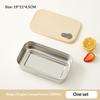 Reusable Stainless Steel Lunch Box with Leak Proof Lid Sealed Bento Box for Fruit Salad Work Office