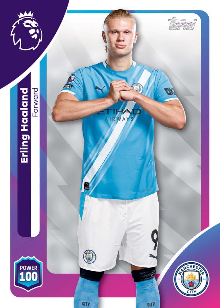 Topps Premier League Starter Pack Includes 10 new trading a a checklist 1 Gold Lion 2025/26 cards, binder, + card.