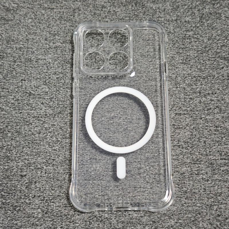 For Motorola Edge 70 Pro Case New Simple Clear Magnetic Anti Collision Protect Cover For moto Edge 70Pro Shell Shockproof Bumper