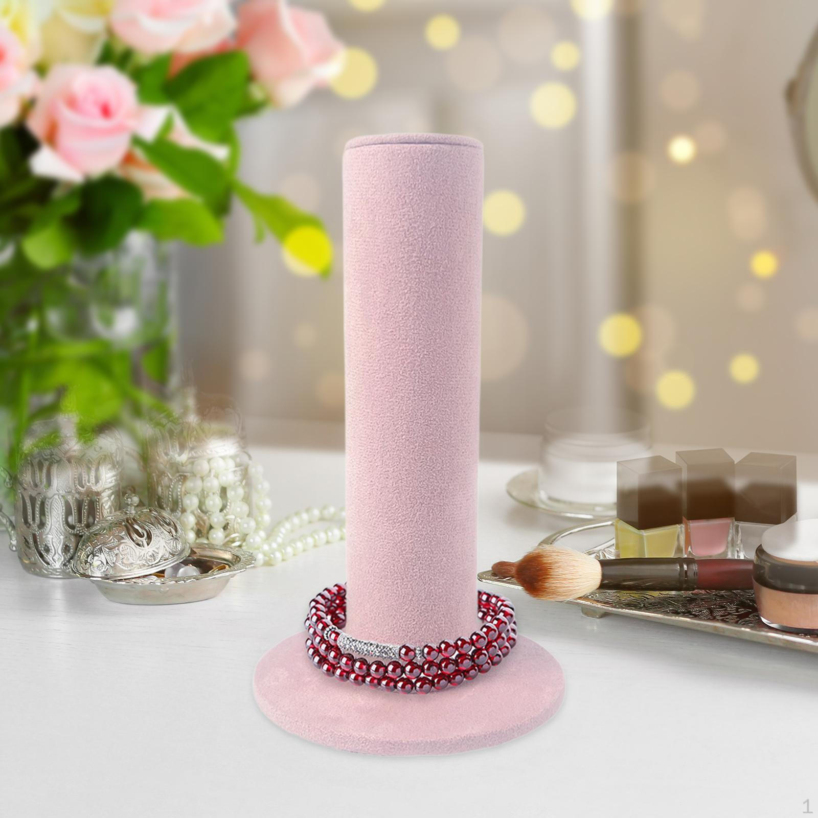 

Jewelry Display Holder Hair Bands Organizer Desktop Bangle Fashionable Showcase Handmade Countertop світло-рожевий колір