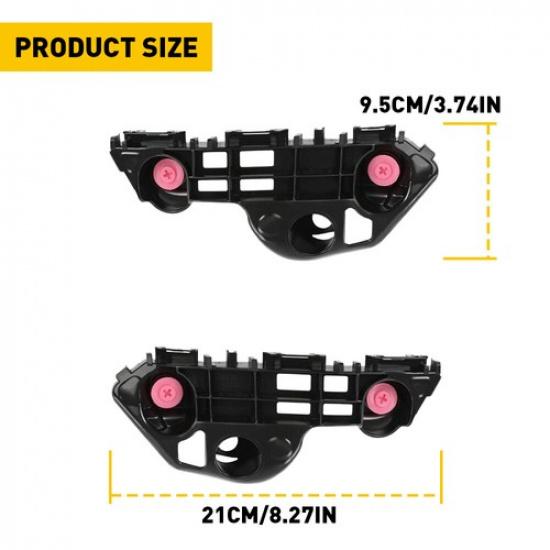 For Toyota Camry 2018- Bumper Bracket Retainer Front Pair Beam Mount Support