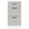 Kitchen Base Cabinet Kalmar Concrete Grey Wood Based Panel