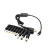 UsbC TypeC toDC 5V-20V PD Male Power Cable with DC7450 DC5525 DC4530 10PCS Converter Adapter Line for LCD Monitors
