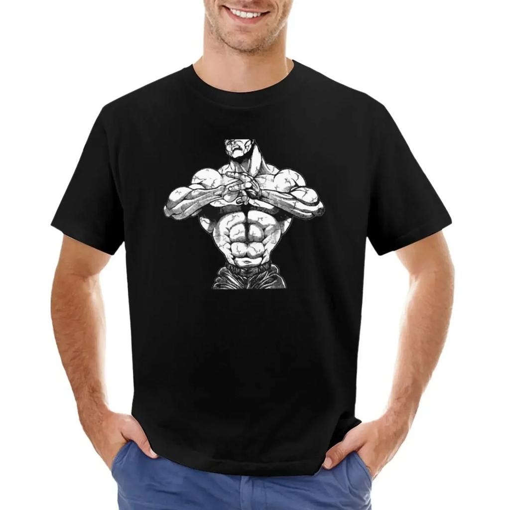 Jack Hanma Pose T-shirt quick-drying for a boy mens graphic t-shirts