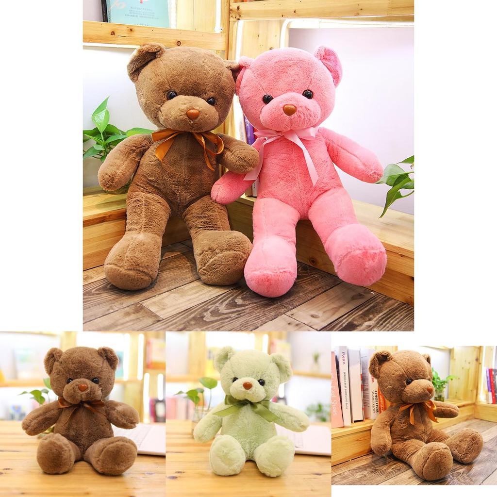 Soft And Skin-friendly 11.8-21.6 In Colored Teddy Bear Plush Perfect Gift For Kids And Home Decor
