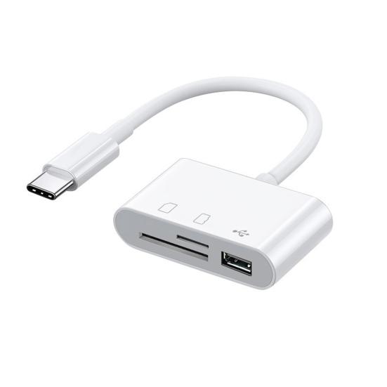 Устройство считывания карт Передача Plug-and-Play Высокоскоростная Компактность Не требуется драйвер Совместимость Размер Широкий диапазон передачи данных Память Type-C