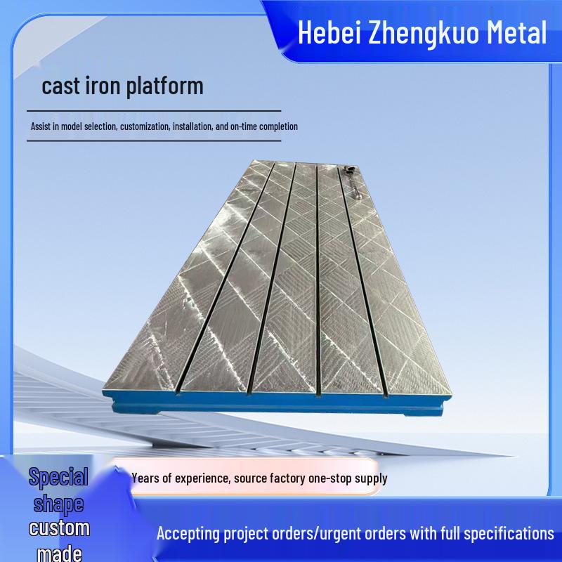 T-slot Cast Iron Workbench for Welding, Measurement, Marking, Assembly, and Grinding