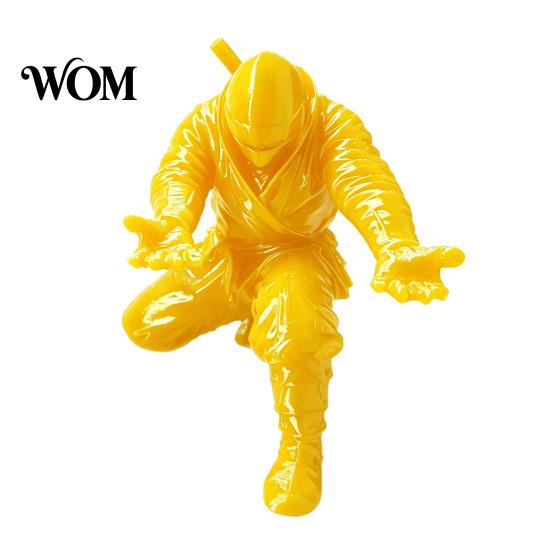 Office Desk Accessory 3D Printed Ninja Pen Holder, Unique Figurine, Creative Decorative Cup Desktop Organizer, Decor Craft for Storage Elegant Holder