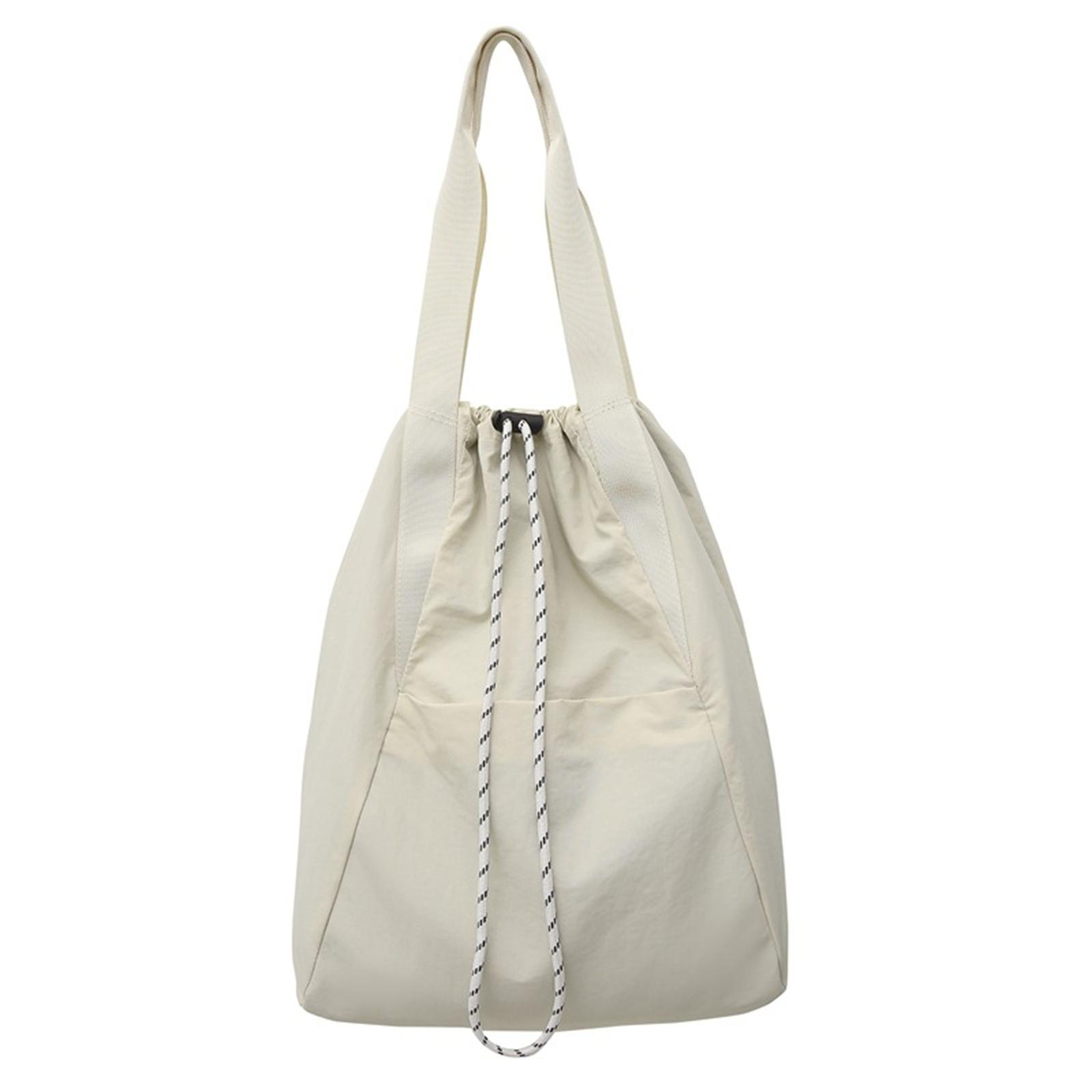 

Drawstring Backpack Sports Gym Bag Sackpack Water-Resistant String Backpack Cinch for Women Men Travel Daypack Gifts бежевый