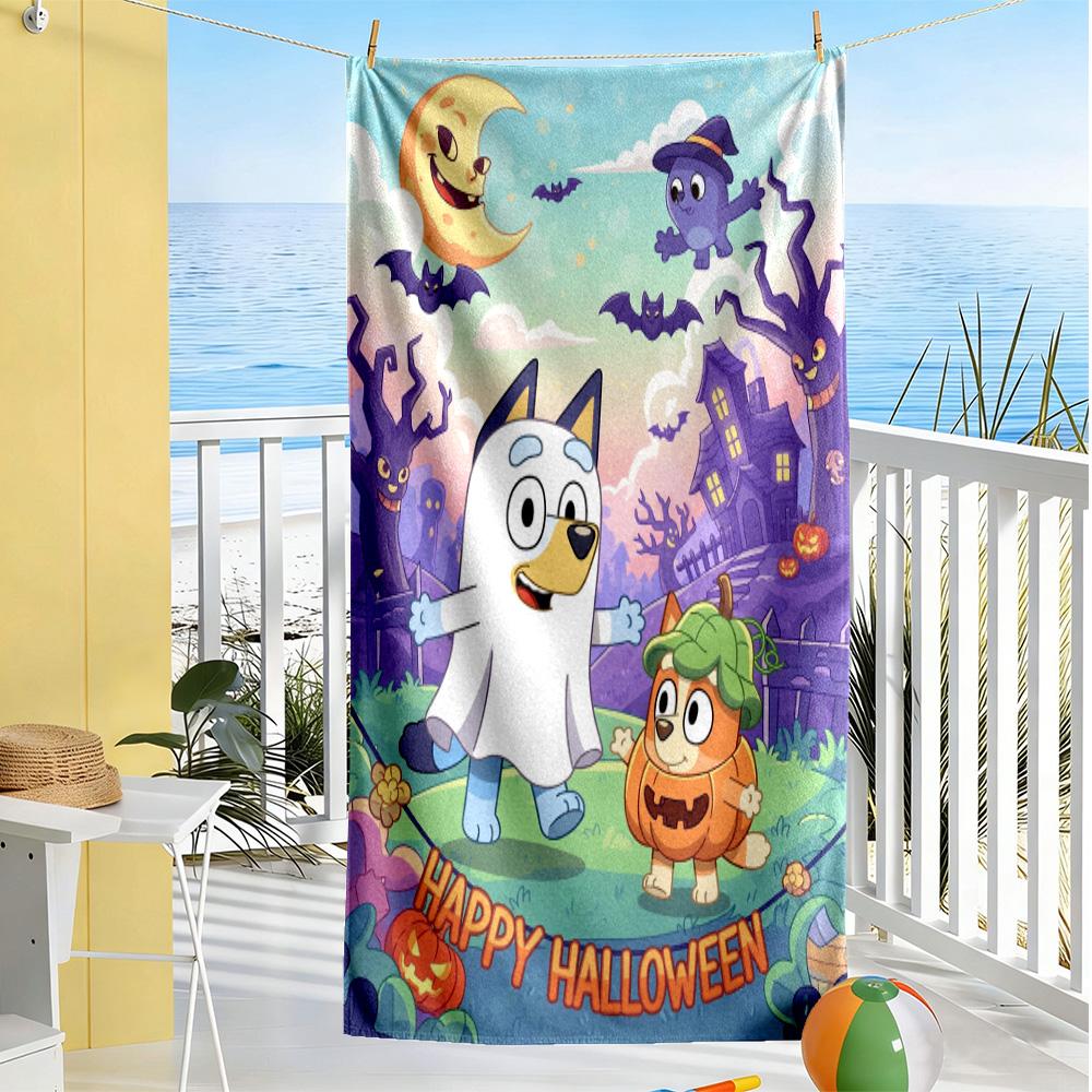 Holiday Pals Festive Gear Beach Towel Super Soft Microfiber Quickdry Fabric Comfortable Lightweight