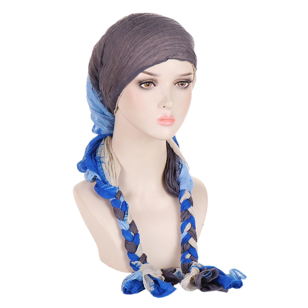 Fashion Knitted Headscarf For Women With Breathable Polyester Material And Adjustable Fit For Casual Wear