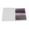 126 Clusters DIY Lash Extensions Kit D Curl Fluffy Individual Lash Extensions Kit with 3ml Lash Bond Dual End Tweezers With Black Double Ended Glue
