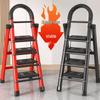 Portable Multi-Functional Folding A-Frame Ladder & Telescopic Step Stool for Indoor Use
