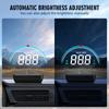 Car HUD Head Up Display OBD Speedometer Windshield Projector Smart Digital Water Temp Voltage Speed Meter With Overspeed Warning