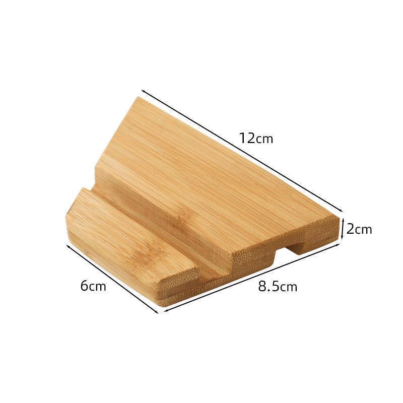 Suport universal pentru telefon și tabletă din bambus