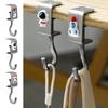 Rotated Handbag Storage Hanger Hooks Portable Hanging Bag Hook Removable Mobile Handbag Holders Multi-functional Table Hook