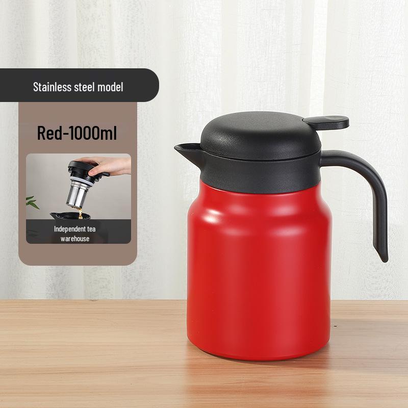 Large Capacity 304 Stainless Steel Insulated Tea Infuser Kettle for Home and Office