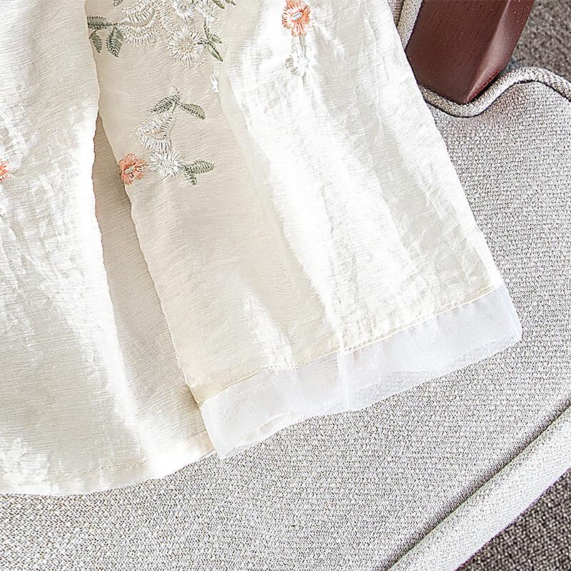 Women's New Chinese Style Retro Loose Stand-up Collar Shirt