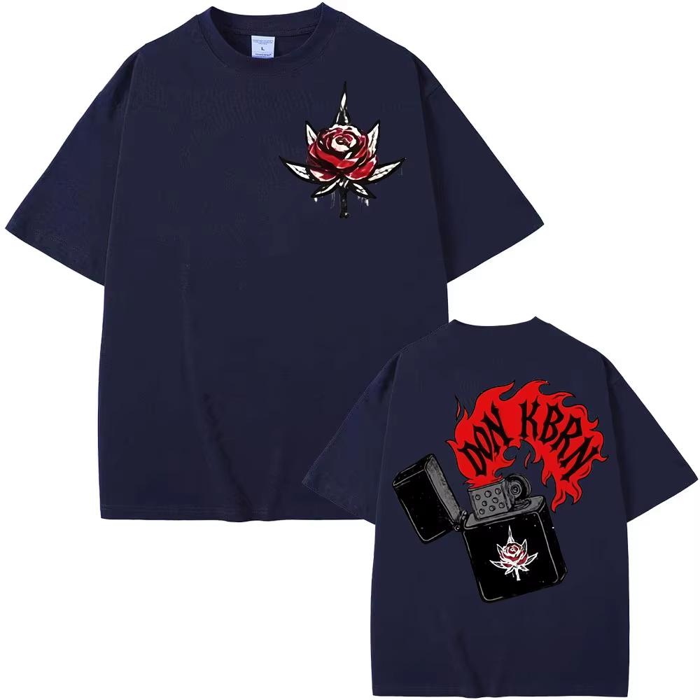 

Eladio Carrion Don Kbrn Album Tour Print T Shirts Men Women Harajuku Oversized Hip Hop Retro T-shirt Cotton T Shirt 3XL
