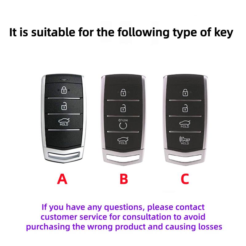 Tpu Car Remote Key Case Cover Protect Shell Fob For Hyundai  Genesis G70 G80 Eq900 G90 3 4 Bottons Accessories