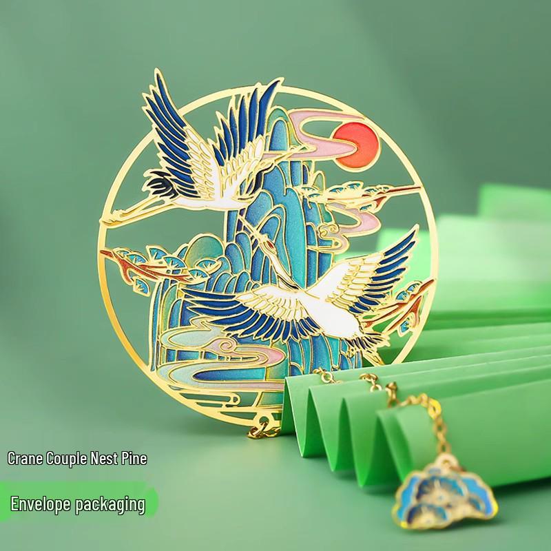 Ancient-Style Dunhuang Panda Metal Bookmark: Cultural Gift for Students, Teachers, and Museum Enthusiasts