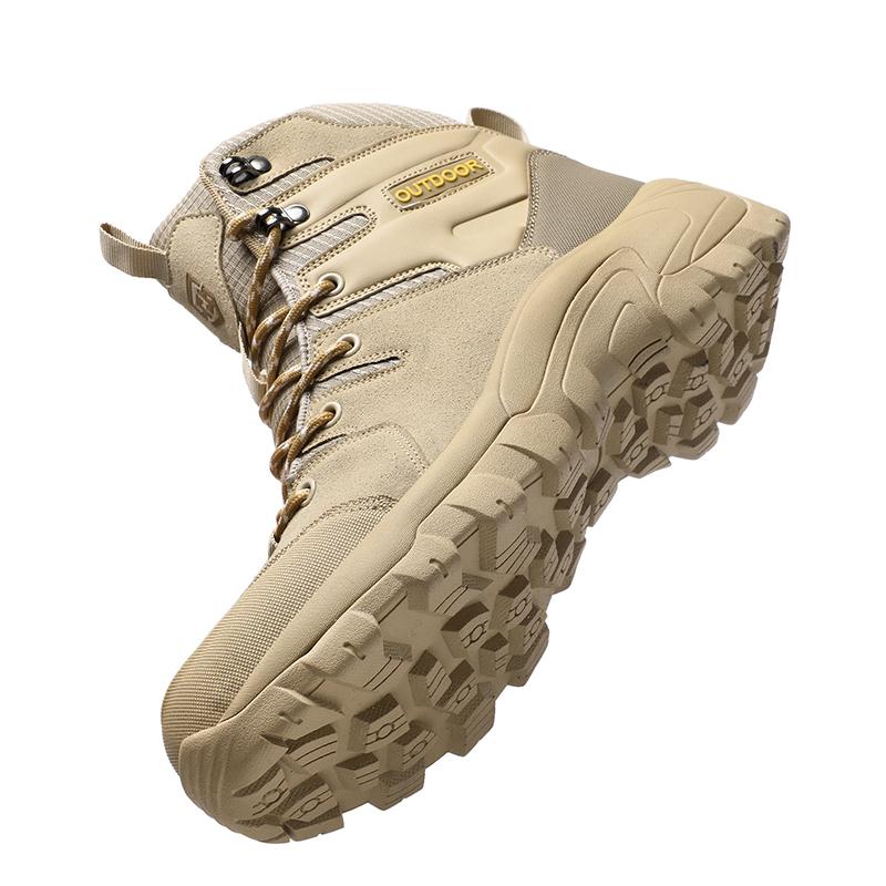 Vylepšená taktika Bojové Tréninkové boty Muži Venku Kempování Protiskluzové Turistické boty Rybaření Lovecké tenisky Muži