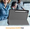 Coque For Samsung Tab S10 FE Case Magnetic PU Leather Fold Smart Cover For Galaxy Tab S9 FE / S10 FE 10.9 Case With Pen Holder