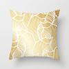Ins Nordic Style Home Soft Decoration Gold Sofa Pillowcase Digital Printing Office Cushion Cover Pillowcase
