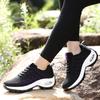 Spring New Style Of Flying Woven Thick Sole Lightweight And Versatile Lace-Up Dance Shoes Casual Shoes Comfortable And Anti-Slip