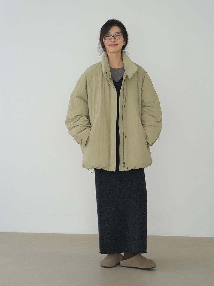 HAVERICE Restaurant Nishino Stroll Classic Casual Slimming Three-Piece Set: Sweater, Short Skirt, and Half Skirt.
