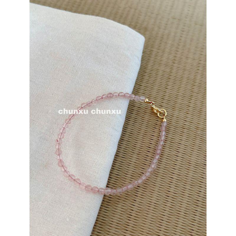 

Цитрин Чрезвычайно Тонкой Огранки Южный Красный Агат Браслет Браслет Наручная Нить Бусины Удачи Приносят Богатство и Сокровища Натуральный Новый Китайский Стиль Strawberry Crystal (peach blossom)