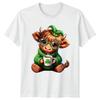 Adorable St Patricks Day Highland Cow Coffee TShirt Gift For Him And Her