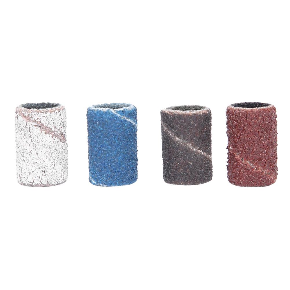 400 Pcs Grinding Sand Nail Sanding Bands Fine Grit Manicure Sanding Bands  Salon Use