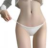 Seamless Ice Silk T-back Panties: Sexy, Thin Strap, Plus Size Women's Underwear