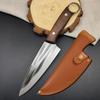 Japanese Chef Knife Kitchen Meat Cleaver Sushi Slicing Butcher Knife Barbecue Cutting with Sheath